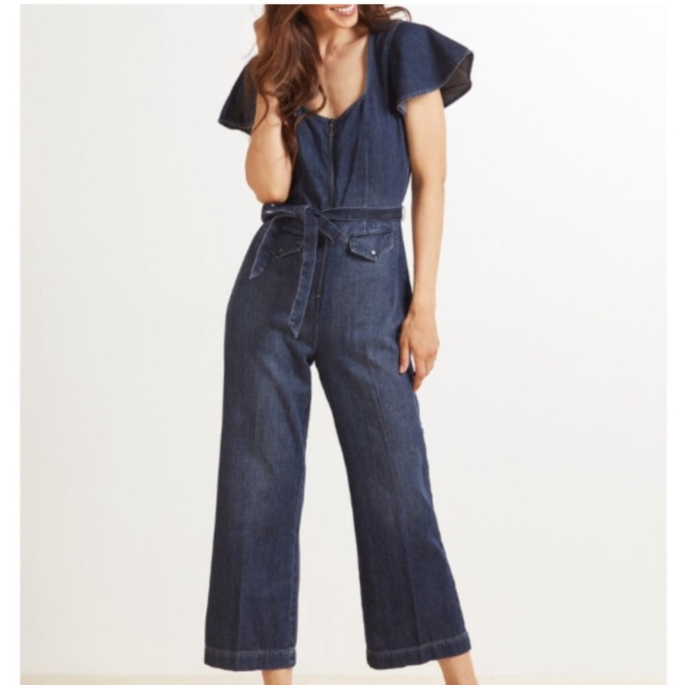 ⭐️Paige Ria Denim Jumpsuit Medium⭐️
